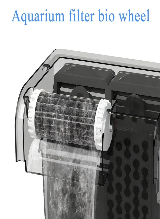 CZMZHFC Aquarium Fish Tank Filter Replacement for Penguin 200 & 350, BioWheel 200B, 350B Assembly, PRBW2350B, 2 Hang on Filter Parts for Clear Water and Efficient Filtration to Freshwater and Saltwater Tanks - Image 5